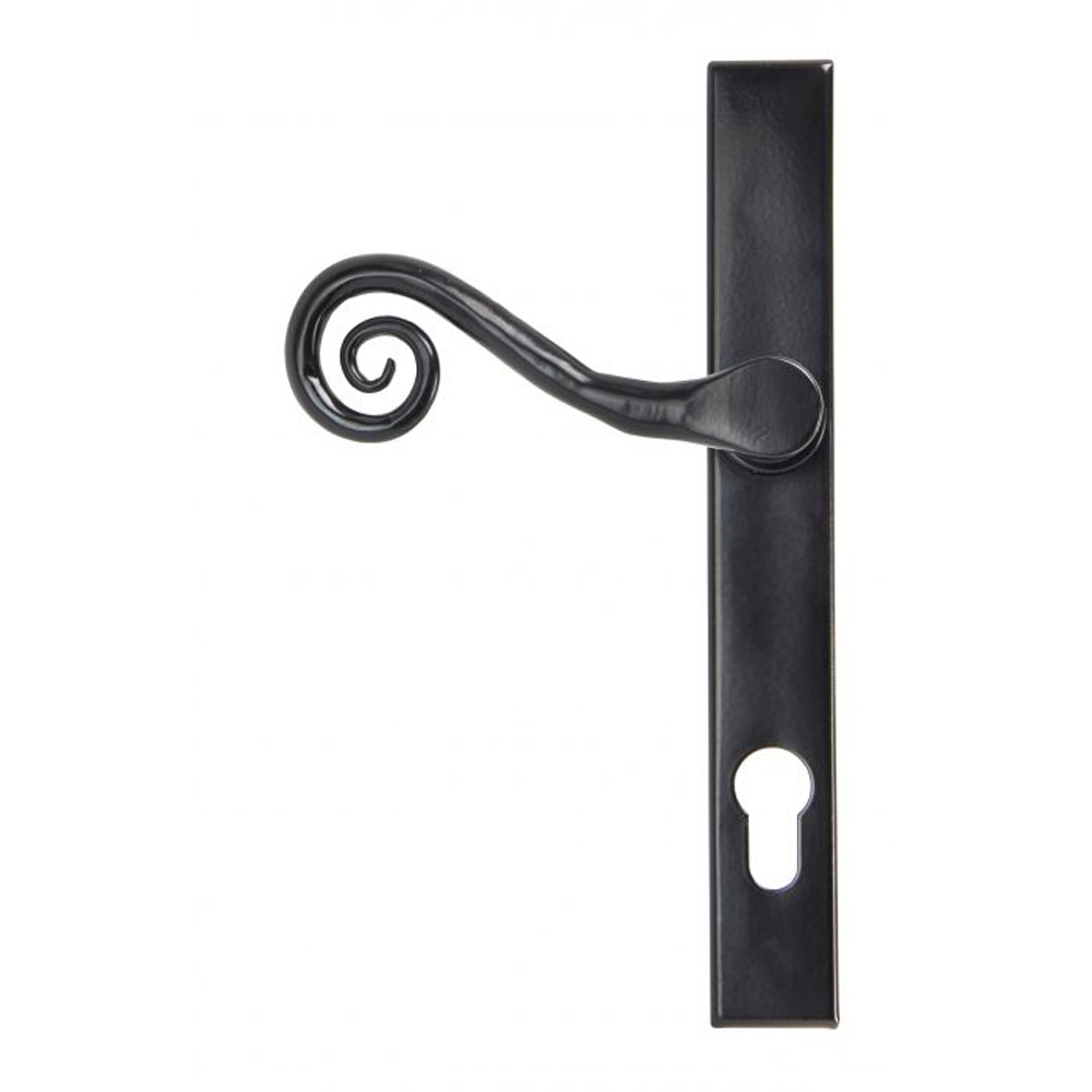 From the Anvil Monkey Tail Slimline Lever Espag. Lock Set - Black (Left Hand) - (Sold in Pairs)